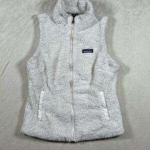Women’s Medium Patagonia Retro Synchilla Sherpa Fleece Vest in White